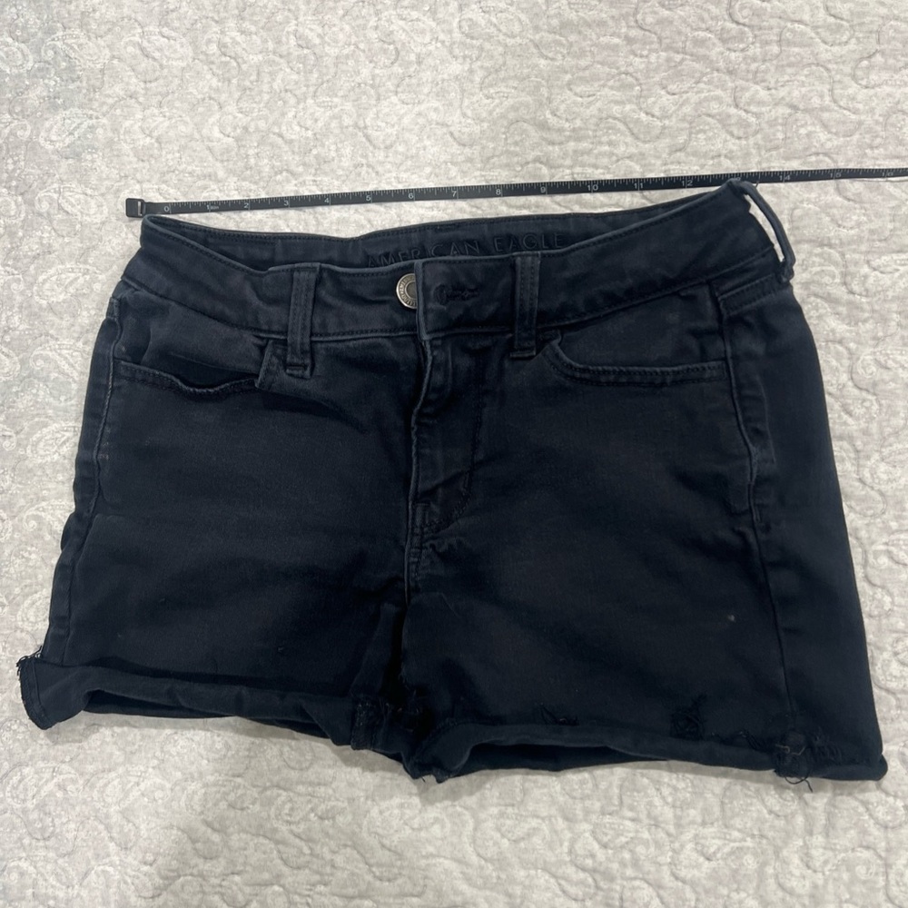 American Eagle Outfitters Black Jean Shorts